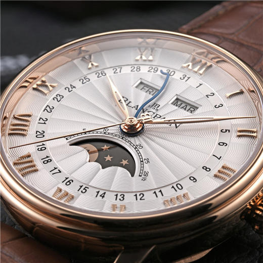宝珀 Blancpain 经典系列男士自动机械腕表 6664-3642-55B 商品图4