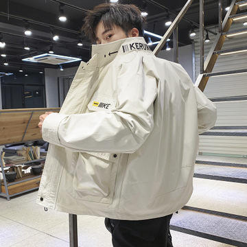 【男士外套】男士外套潮流百搭棒球衣服青少年学生春秋休闲工装夹克 商品图6