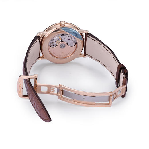 宝珀 Blancpain 经典系列男士自动机械腕表 6651-2987-55B 商品图1