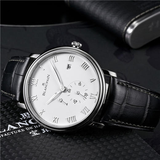 宝珀 Blancpain 经典系列机械男表 6606-1127-55B 商品图2