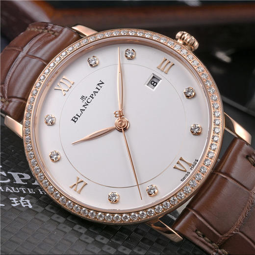 宝珀 Blancpain 经典系列男士自动机械腕表 6651-2987-55B 商品图3