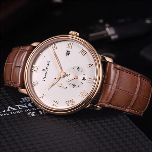 宝珀 Blancpain 经典系列机械男表 6606-3642-55B 商品图2
