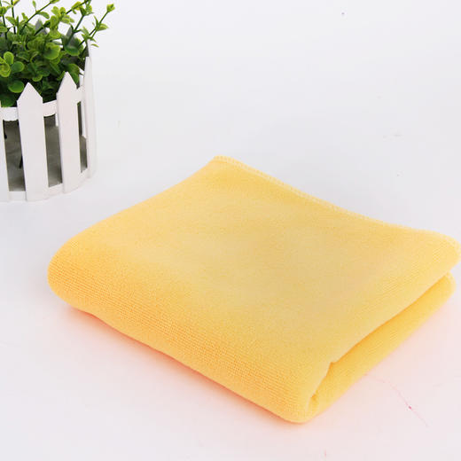 【3条装】抹布  厨房擦布 40*40cm （黄色加厚） 商品图2