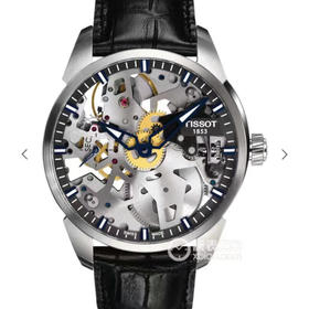 TW天梭T-CLASSIC系列T070.405.16.411.006497手动机械机芯,43毫米直径，男士手表，材质：316l精钢，机芯直径：36.6毫米机芯