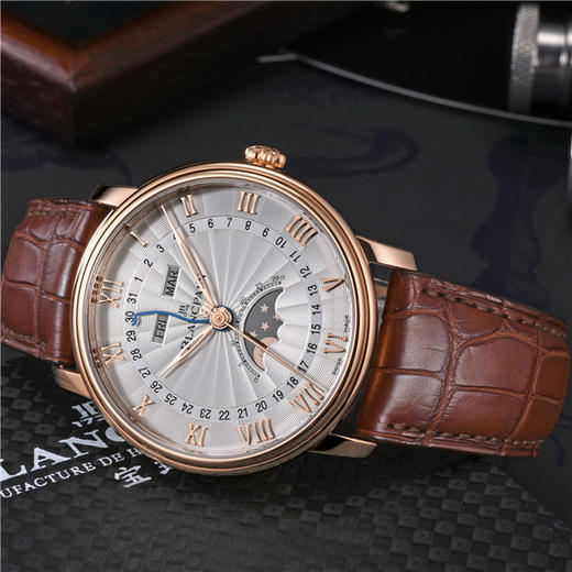 宝珀 Blancpain 经典系列男士自动机械腕表 6664-3642-55B 商品图3