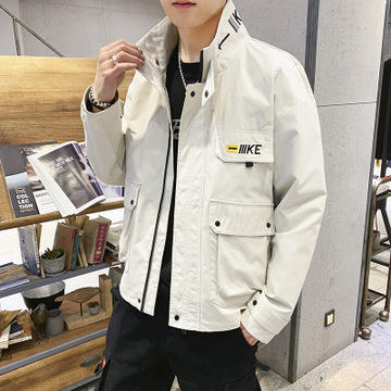 【男士外套】男士外套潮流百搭棒球衣服青少年学生春秋休闲工装夹克 商品图4