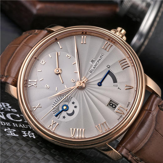 宝珀 Blancpain 经典系列男士自动机械腕表 6665-3642-55B 商品图3