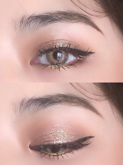 shimasaki x abucon0到650度缺货  黎雾副牌 小野猫棕 欧美混血 年抛美瞳 屌 含硅水凝胶 14.0 商品图2