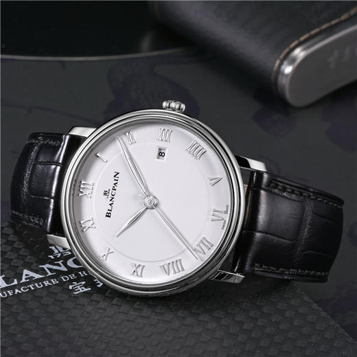宝珀 Blancpain 经典系列男士自动机械腕表 6651-1127-55B 商品图2