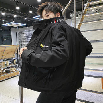 【男士外套】男士外套潮流百搭棒球衣服青少年学生春秋休闲工装夹克 商品图1