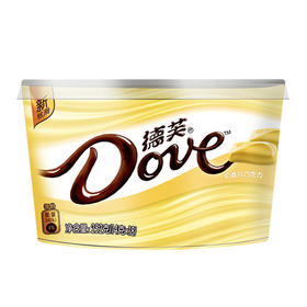 252g德芙白巧克力碗装