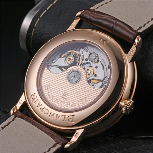 宝珀 Blancpain 经典系列男士自动机械腕表 6651-2987-55B 商品图7