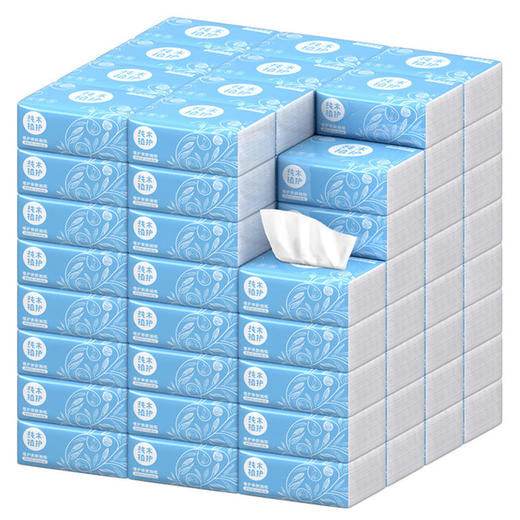 【卫生纸】*植护原木抽纸110抽24包整箱居家餐巾纸面巾纸. 商品图1