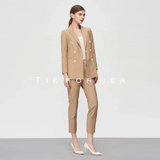 19SSDU64 太妃色设计款西装两件套 商品图1