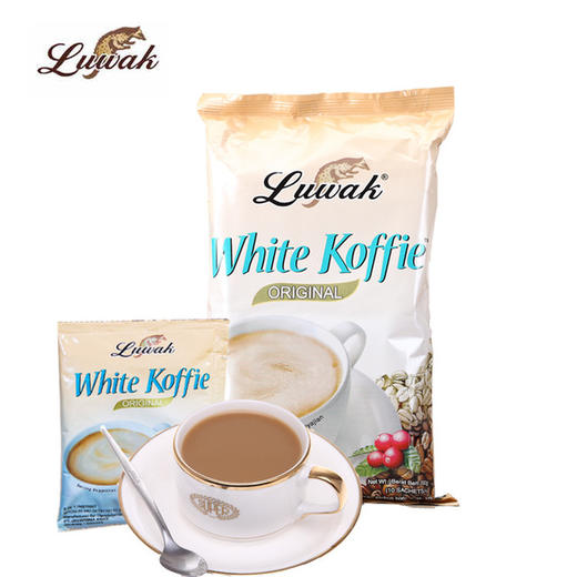 【咖啡】*印尼原装进口猫屎白咖啡 原味小袋10包/袋冲调饮品食品200克 商品图0