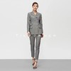 19SSDU142灰色人字纹假两件西装两件套 商品缩略图1