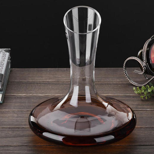 好思酒斜口醒酒器1个 快速醒酒必备（非一般廉价玻璃材质） 商品图0