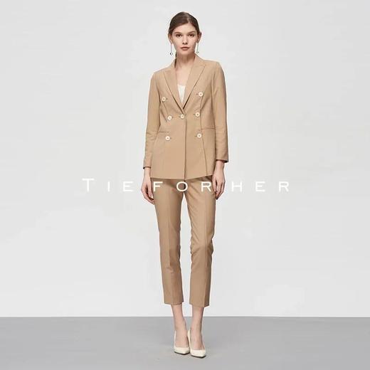 19SSDU64 太妃色设计款西装两件套 商品图0