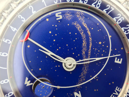 N百达翡丽星空升级zhognji版6102款｜6104款chaoji复杂功能系列。日内瓦苍穹系列你可想象把星空佩戴在腕上吗？男士腕表，皮表带，自动机械机 商品图5