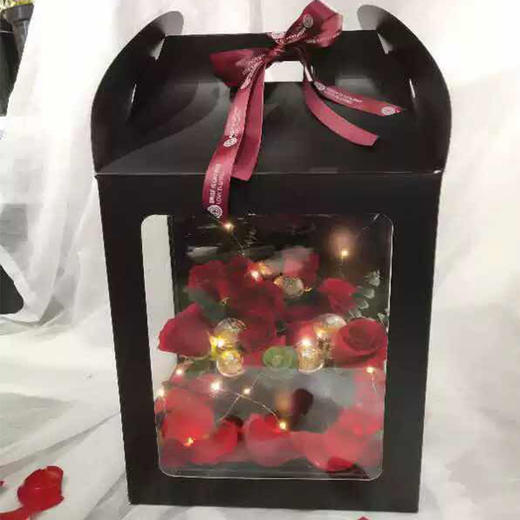 全景鲜花手提盒 商品图1