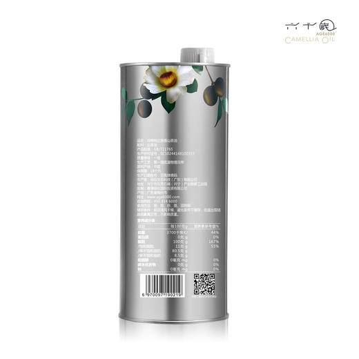 香港最受欢迎品牌 孕婴-坐月必备营养油  六千嵗冷榨纯正原香山茶油2L 商品图1