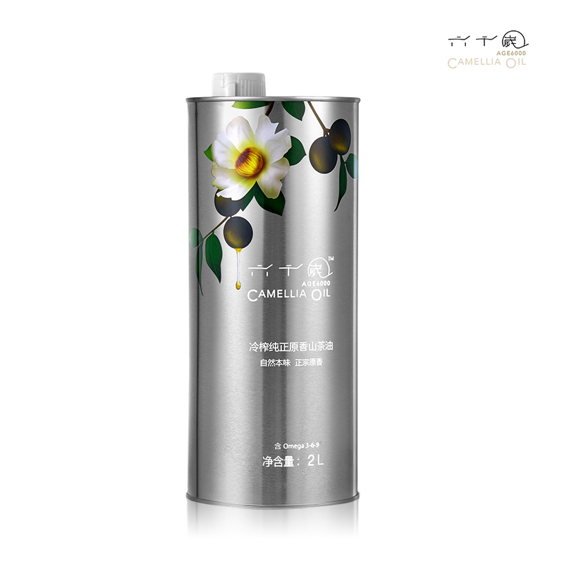 香港最受欢迎品牌 孕婴-坐月必备营养油  六千嵗冷榨纯正原香山茶油2L