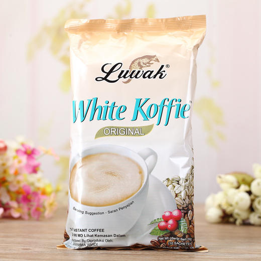【咖啡】*印尼原装进口猫屎白咖啡 原味小袋10包/袋冲调饮品食品200克 商品图2