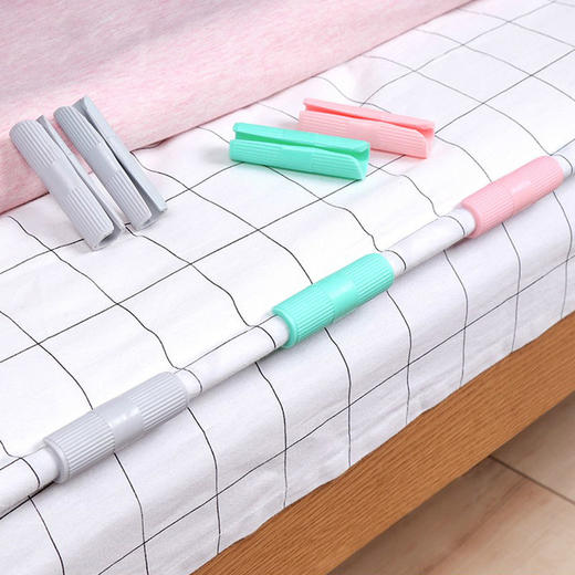 【24个优惠装 床单固定神器】 无痕床单固定器 被罩床垫防滑床单夹 商品图1