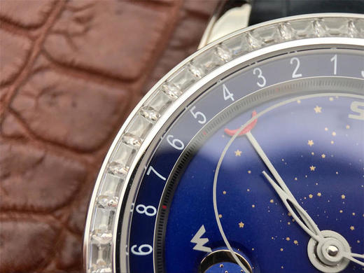 N百达翡丽星空升级zhognji版6102款｜6104款chaoji复杂功能系列。日内瓦苍穹系列你可想象把星空佩戴在腕上吗？男士腕表，皮表带，自动机械机 商品图7