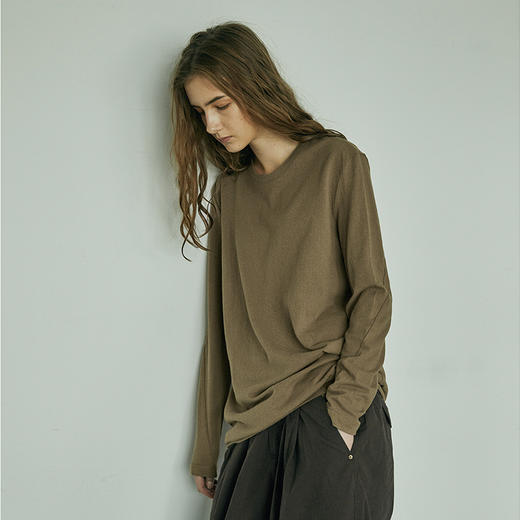 日着原创女装春装2019早春新款潮宽松休闲长袖衣服女t恤初春上衣