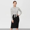 19SSDU138波点飘带衬衫 商品缩略图2