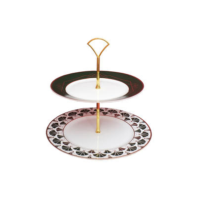 TaDah爵士年代ART DECO骨瓷甜品架果盘摆设 商品图7