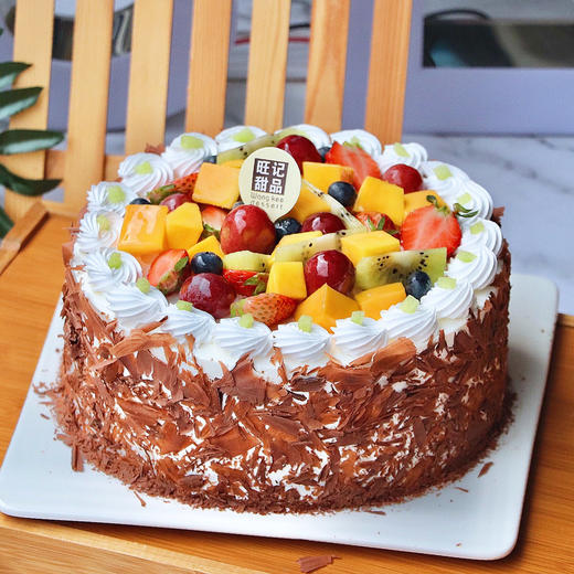 【鲜果蛋糕】水果森林蛋糕--鲜果动物奶油蛋糕