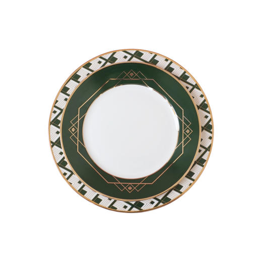 TaDah爵士年代ART DECO复古骨瓷餐盘两件套装饰艺术风 商品图4