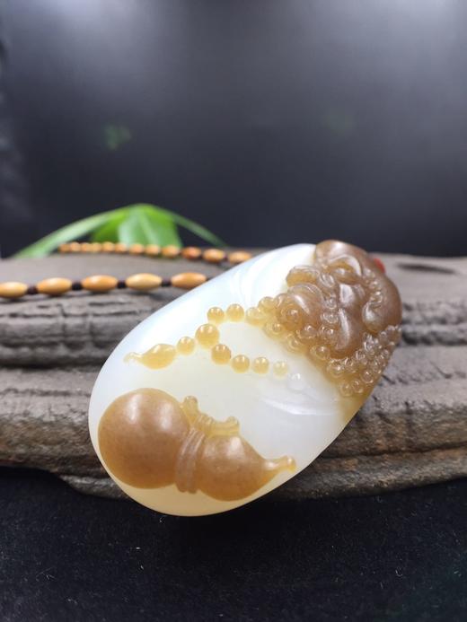 【达摩悟到】和田玉（羊脂玉）挂件 商品图2