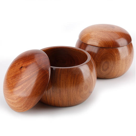 特大花梨木棋罐+双面凸D型老云子 商品图1