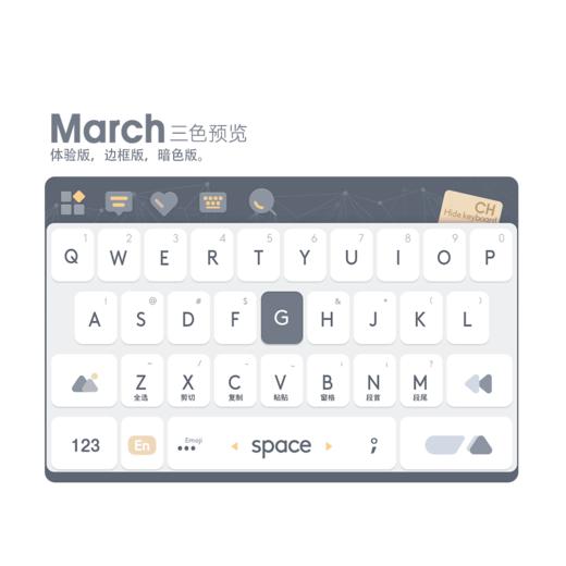 《April升级包/March原版》安卓/iOS 完整多功能自定义体验版与全套百度输入法皮肤 商品图7