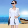 YH-739中长款防晒衣宽松沙滩服长袖薄款外套 商品缩略图3
