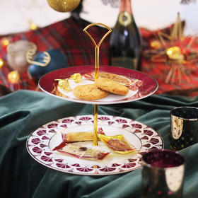 TaDah爵士年代ART DECO骨瓷甜品架果盘摆设