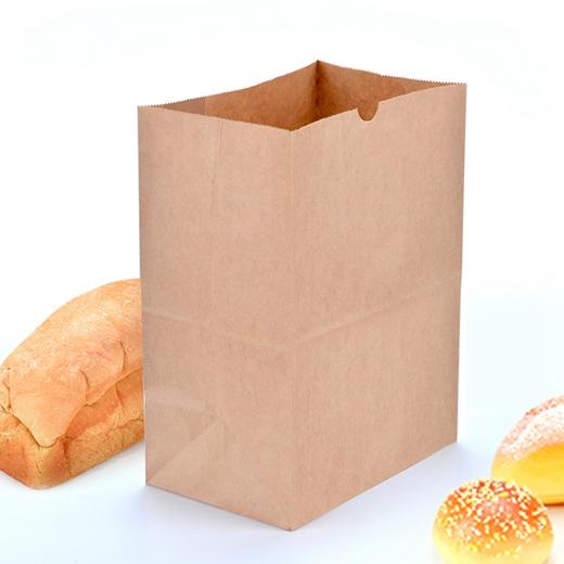 喇叭花食品牛皮纸袋面包袋烘焙吐司袋子西点袋外卖打包点心包装袋