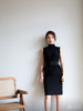 AtelierMissLu / Virgina-光泽黑羽毛装饰半裙 商品缩略图1