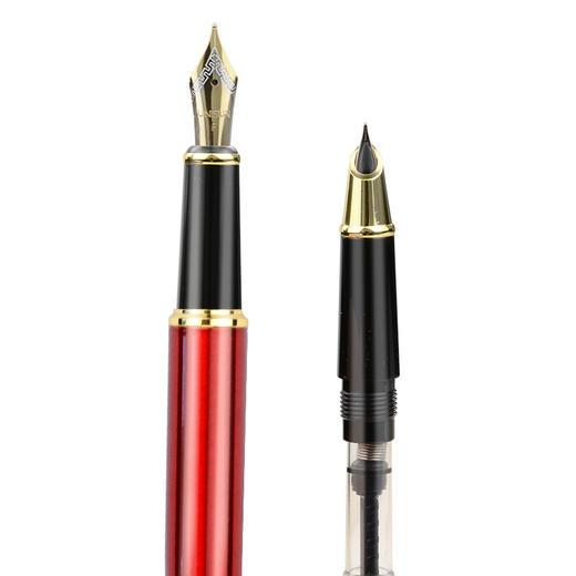 UNISUN商务礼盒装钢笔财务学生练字笔两款笔尖粗细赠原装墨水一瓶 商品图3