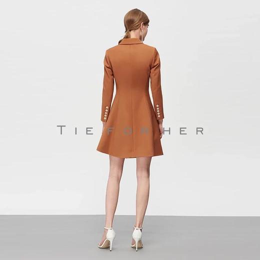 19SSDU114 珊瑚橘不规则西装外套 商品图4