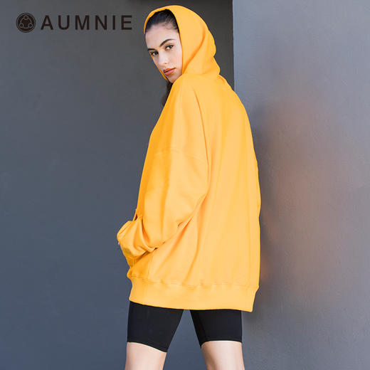 琥珀LOGO连帽上衣 NEW LOGO HOODIE  秋冬运动休闲罩衫 商品图4