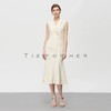 19SSDU119 奶白色鱼尾无袖连衣裙 商品缩略图0