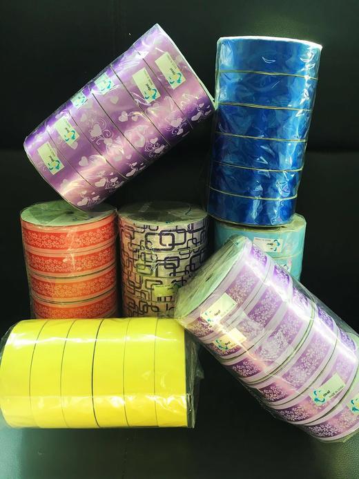 单面印花彩带（12卷一份，颜色混搭） 商品图2