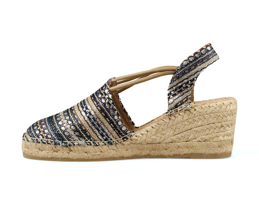 西班牙原产redlake女草编鞋 501rk-蓝色