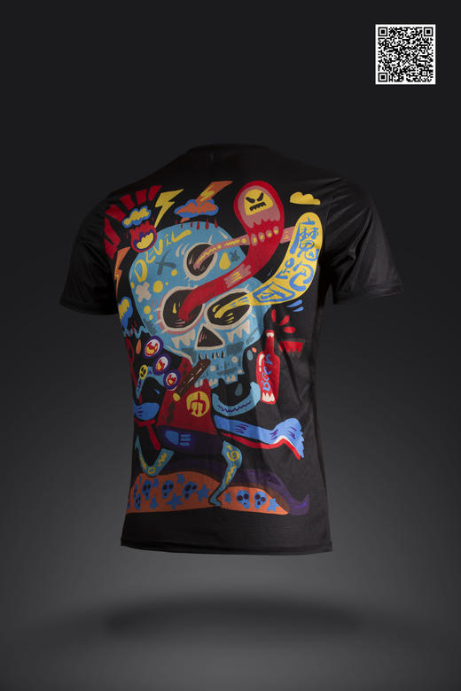 严素跑步TEE, 魔跑团,男款, 轻量 短袖T恤 速干快干 严素态度 商品图1