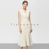 19SSDU119 奶白色鱼尾无袖连衣裙 商品缩略图2