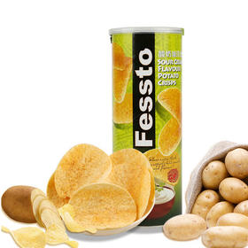 160g菲思图酸奶油洋葱辣味薯片